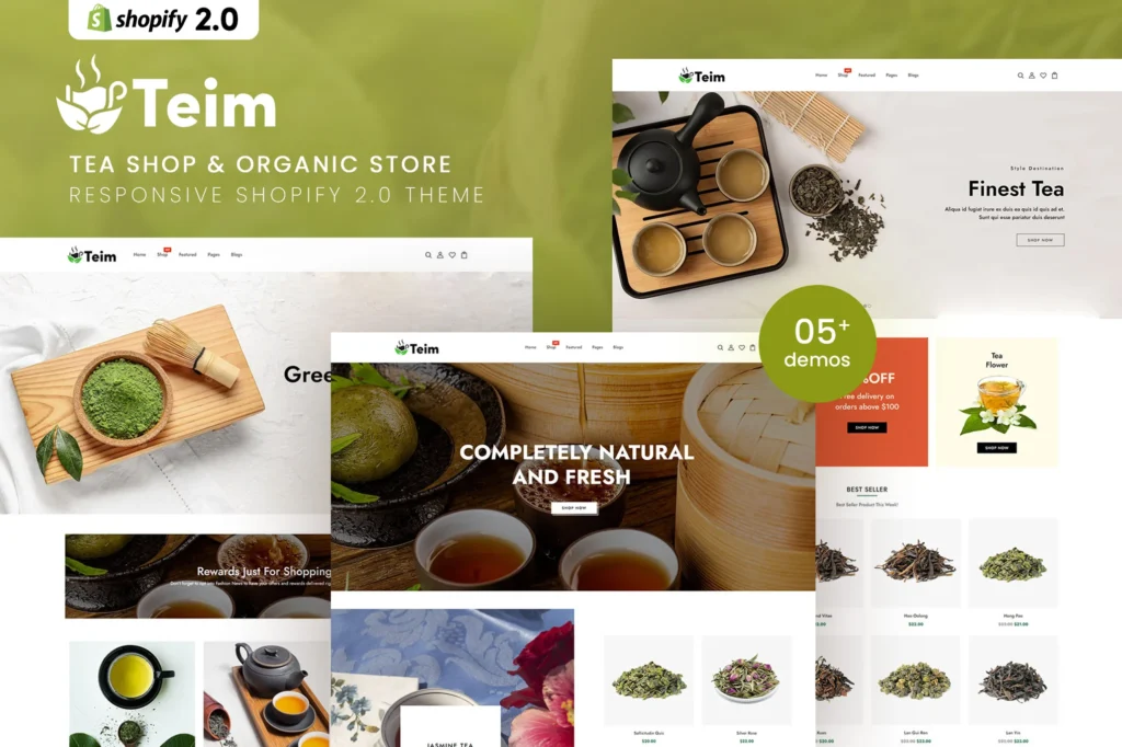 Teim Tea Shop Shopify Theme