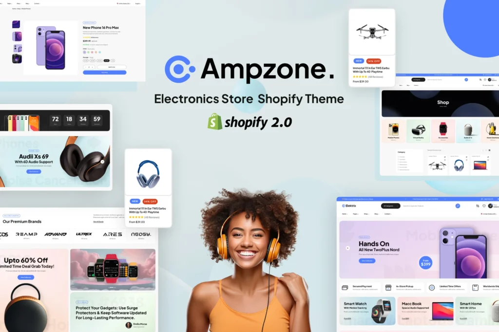 Ampzone Electronics Shopify Theme