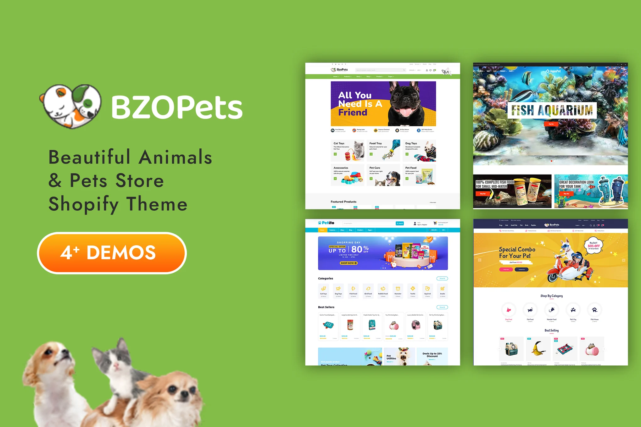 BzoPets Pet Store Shopify Theme