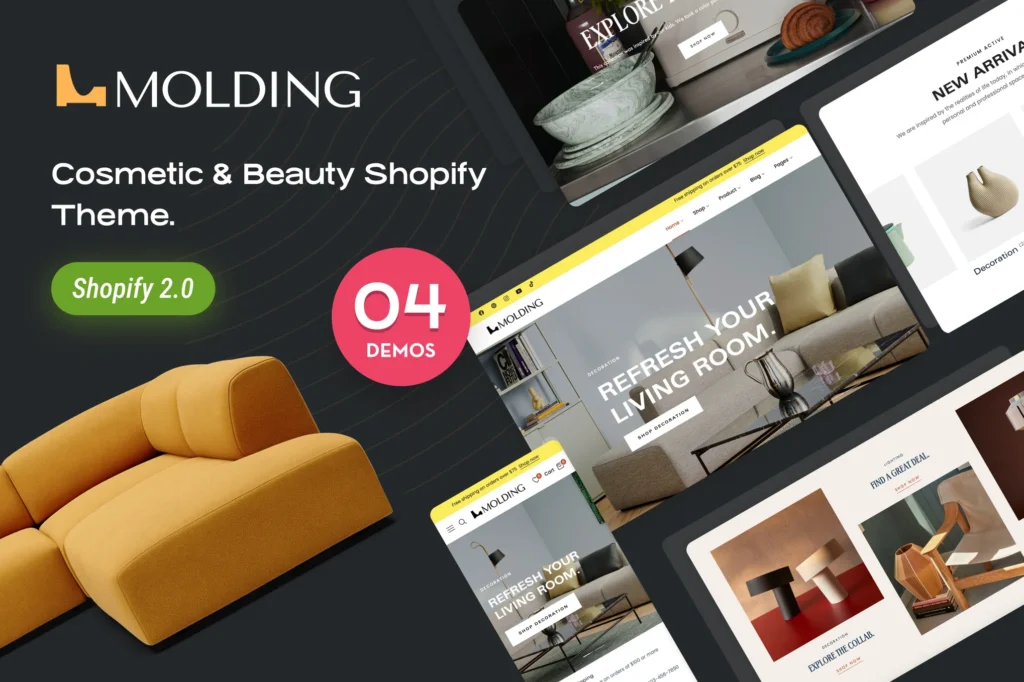 Molding Interior Design Shopify Theme