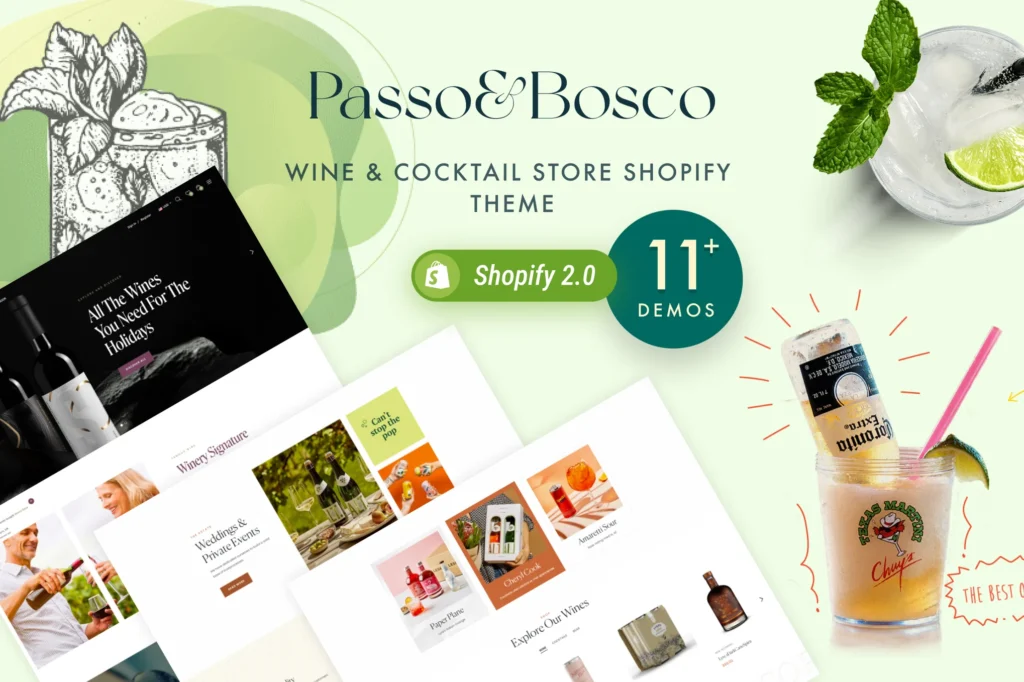 Passo Bosco Wine Shop Shopify Theme