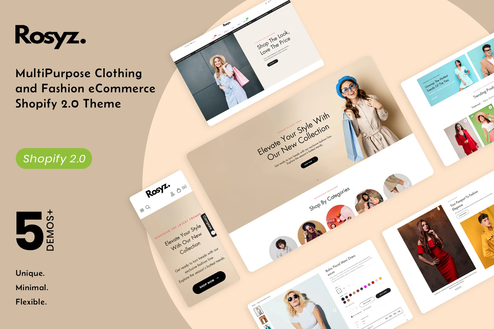 Rosyz Fashion Shopify Theme