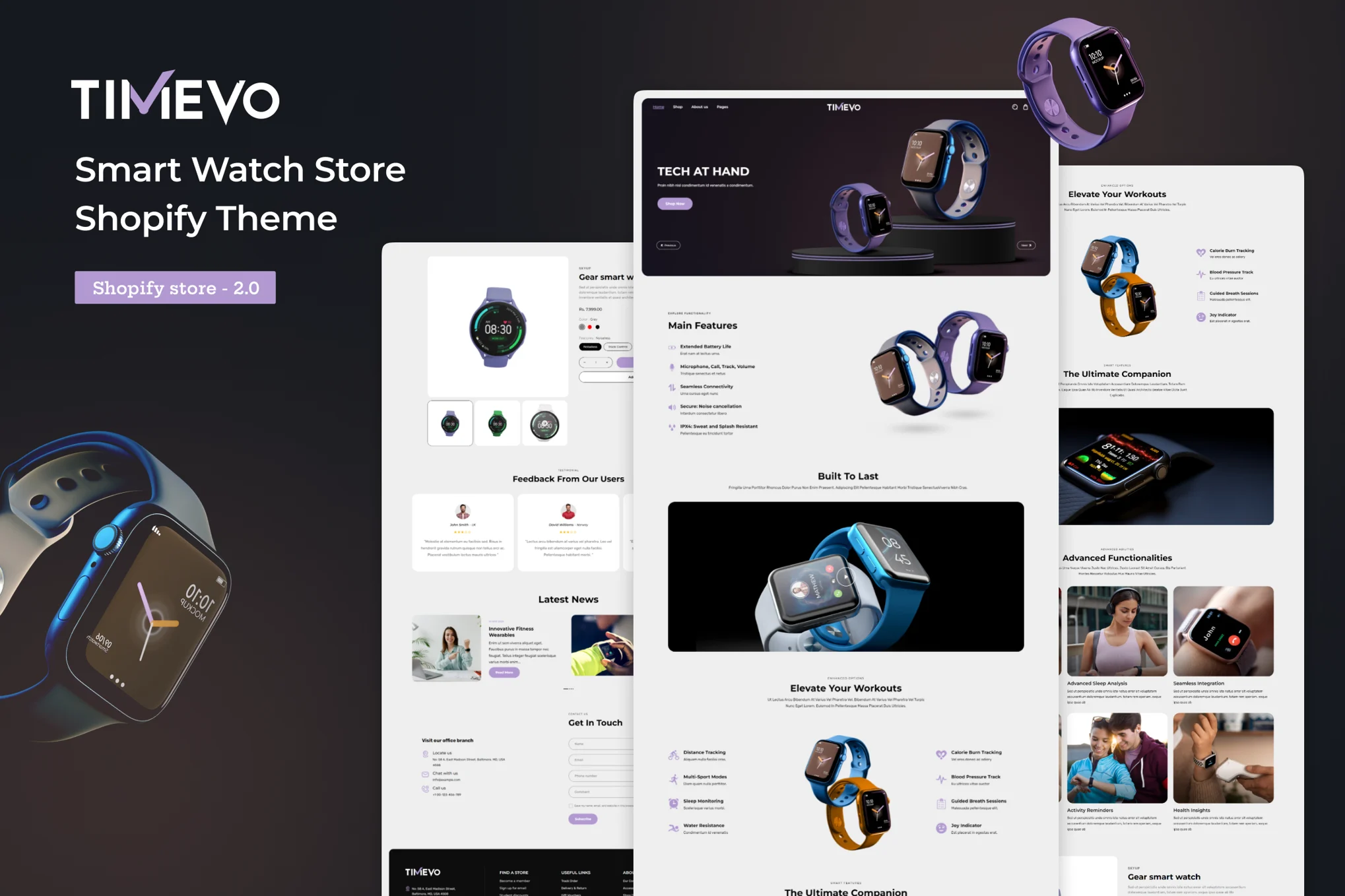 Timevo Single Product Shopify Theme
