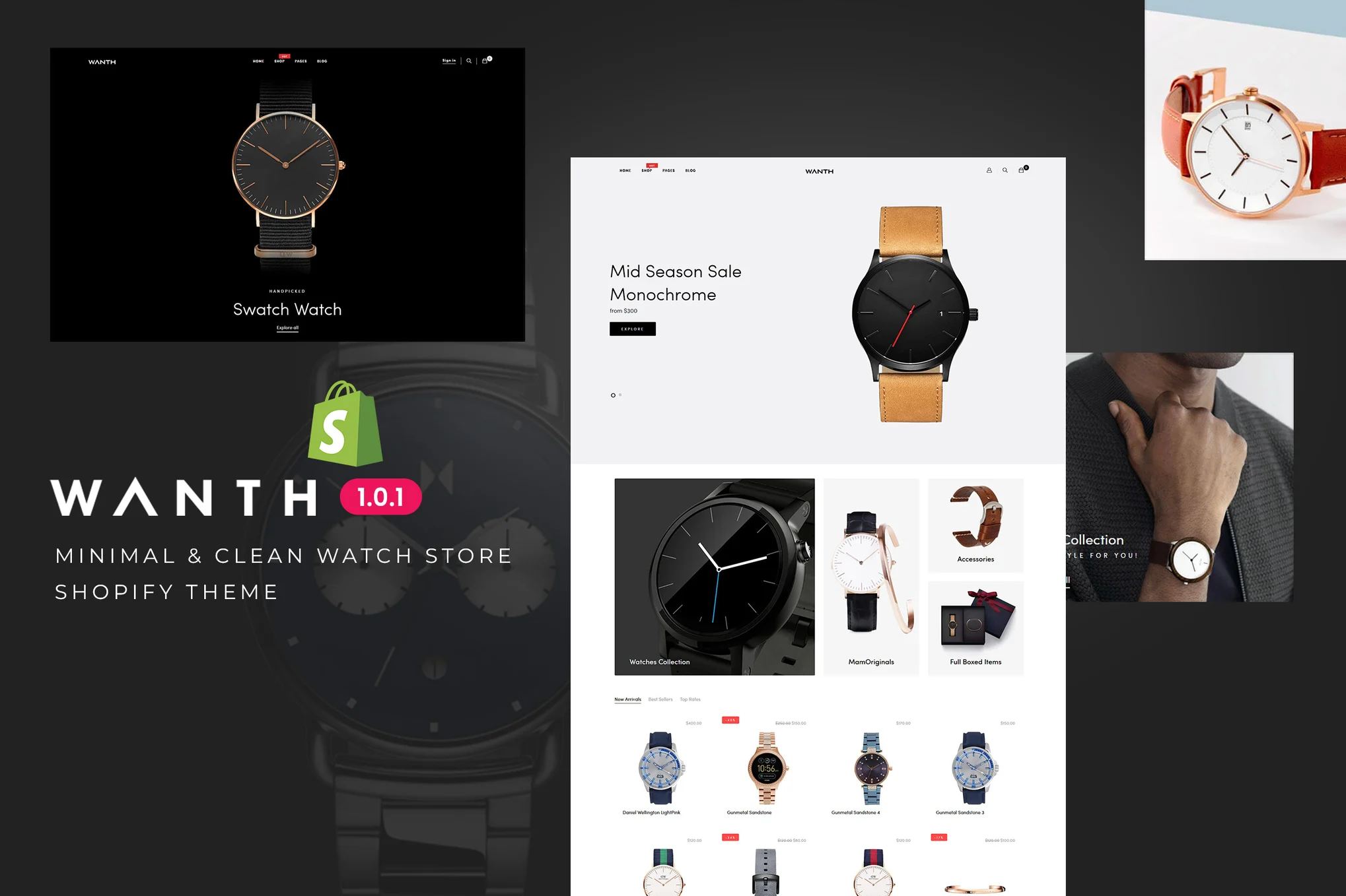 Wanth Watch Store Shopify Theme
