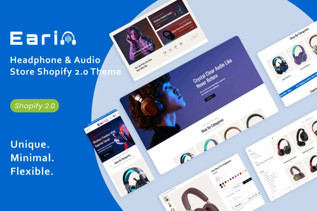Earin Audio Store Shopify Theme