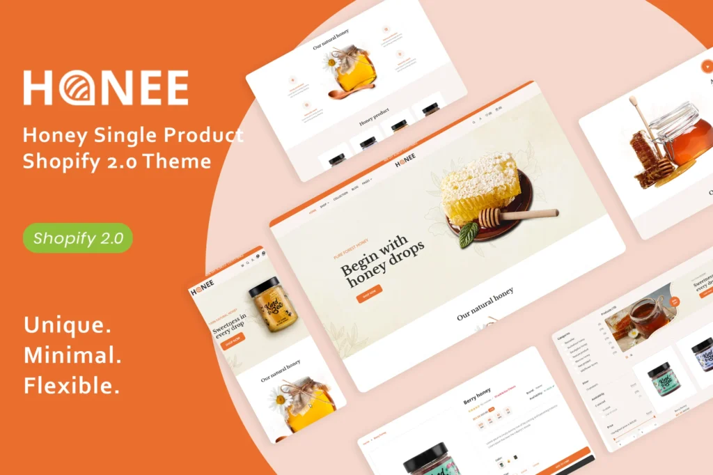 Honee Single Product Shopify Theme