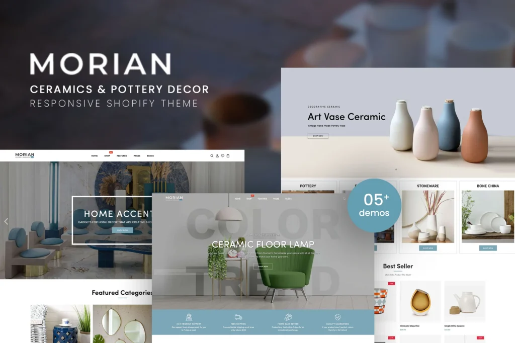 Morian Ceramics Shopify Theme