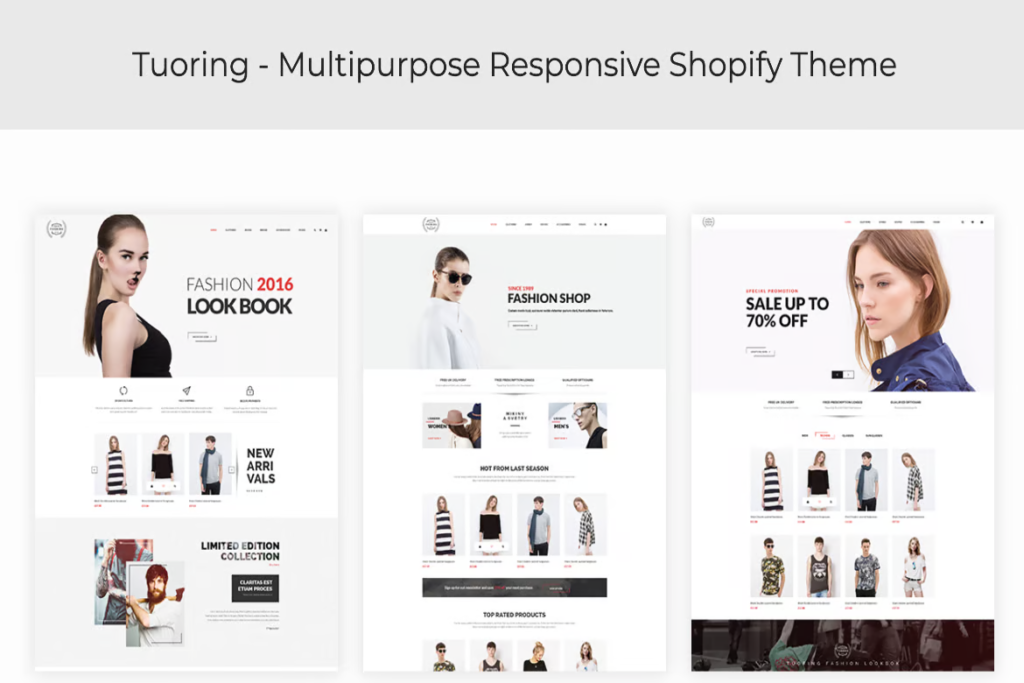 Tuoring Clothing Shopify Theme