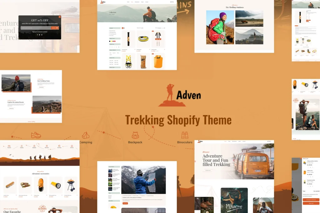 Adven Camping Shopify Theme