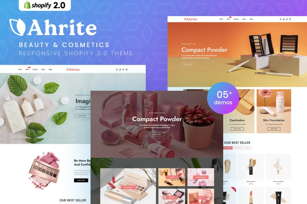 Ahrite Cosmetics Shopify Theme
