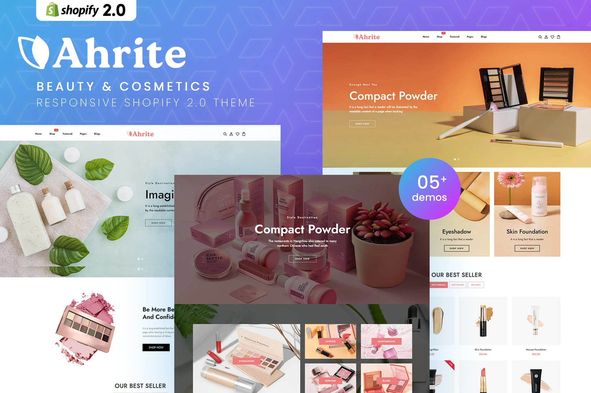 Ahrite Cosmetics Shopify Theme