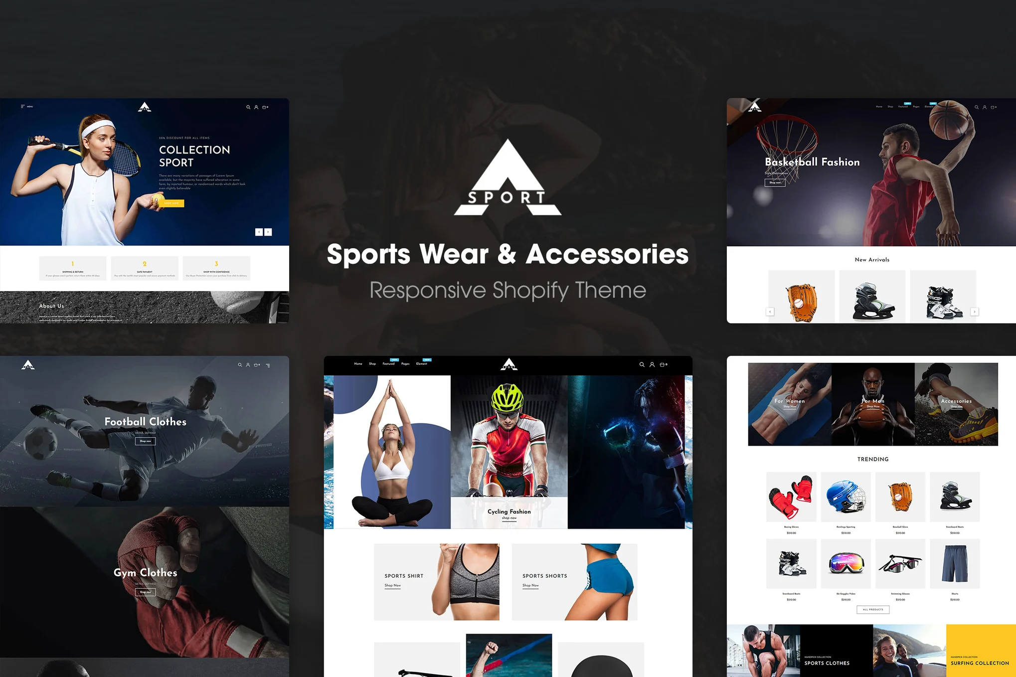 Asport Sports Wear Shopify Theme