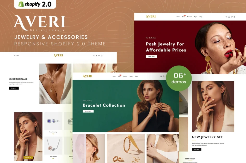Averi Jewelry Shopify Theme