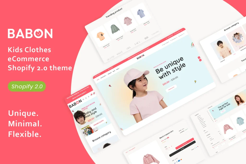 Babon Kids Fashion Shopify Theme