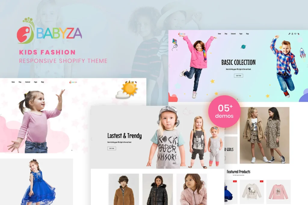 Babyza Kids Fashion Shopify Theme