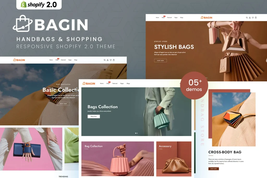 Bagin Handbags Shopify Theme