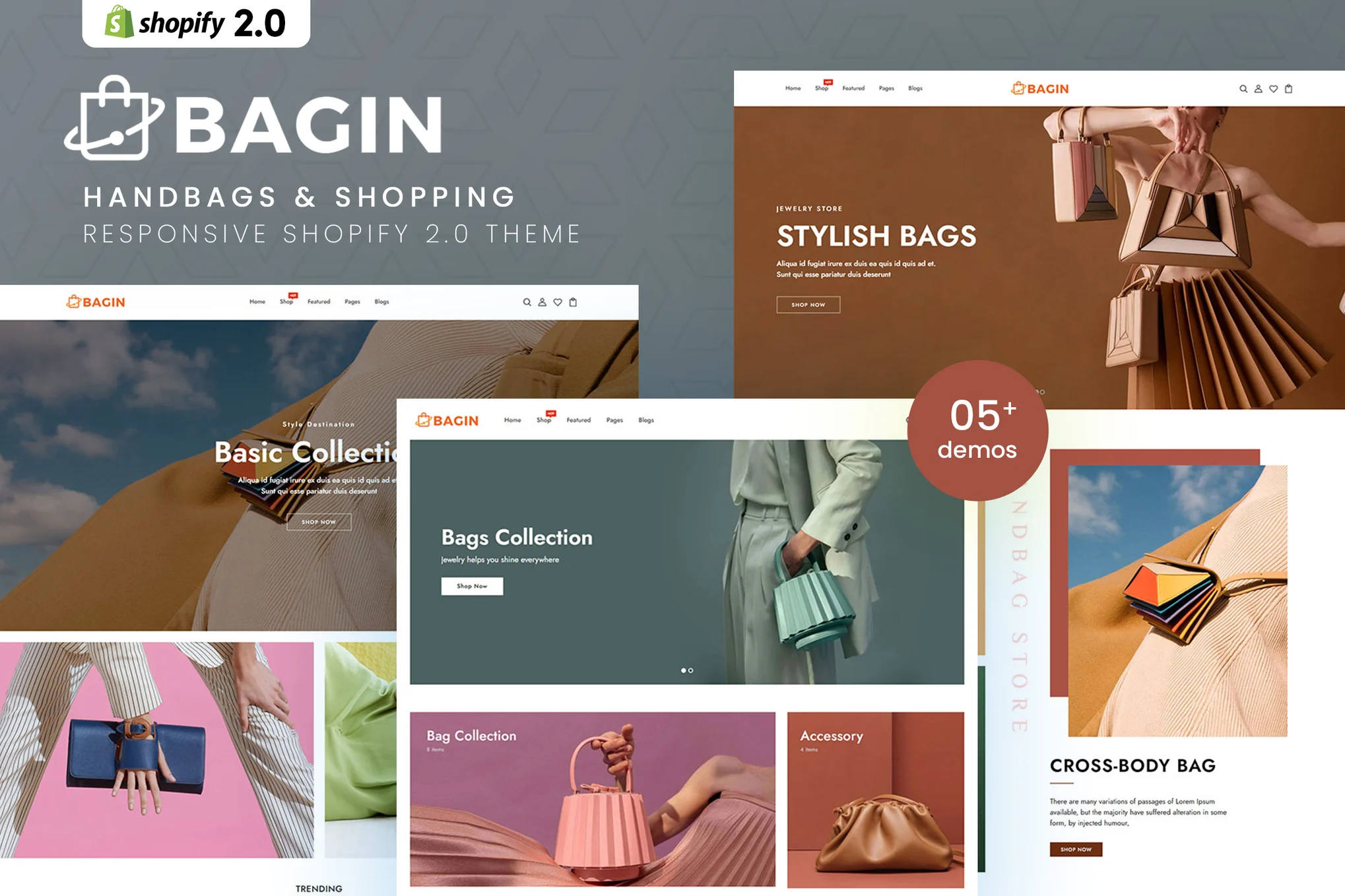 Bagin Handbags Shopify Theme