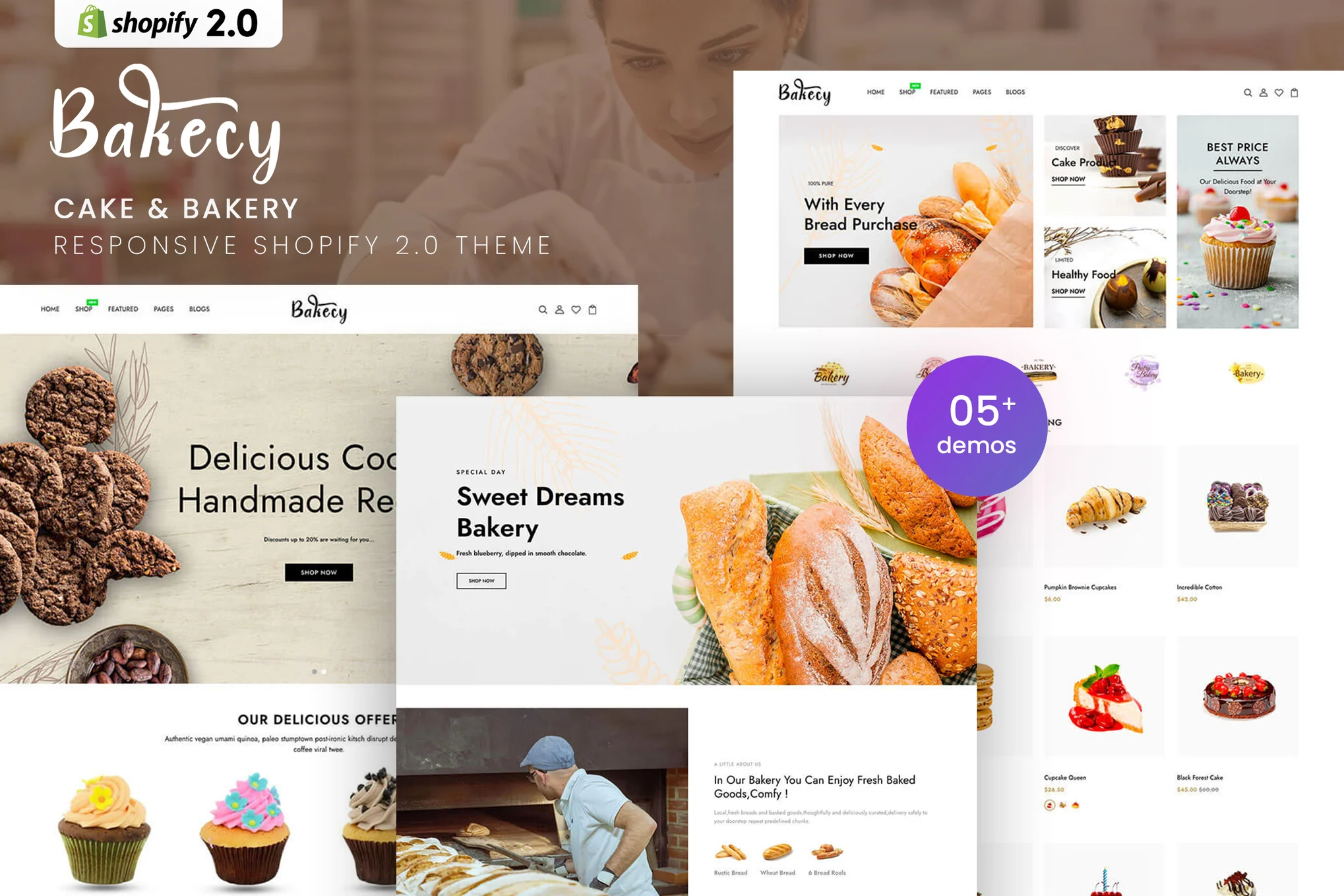 Bakecy Bakery Shopify Theme