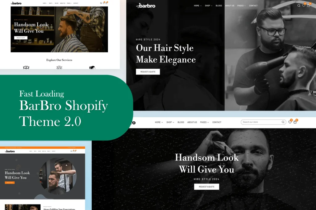 Barbro Hair Salon Shopify Theme