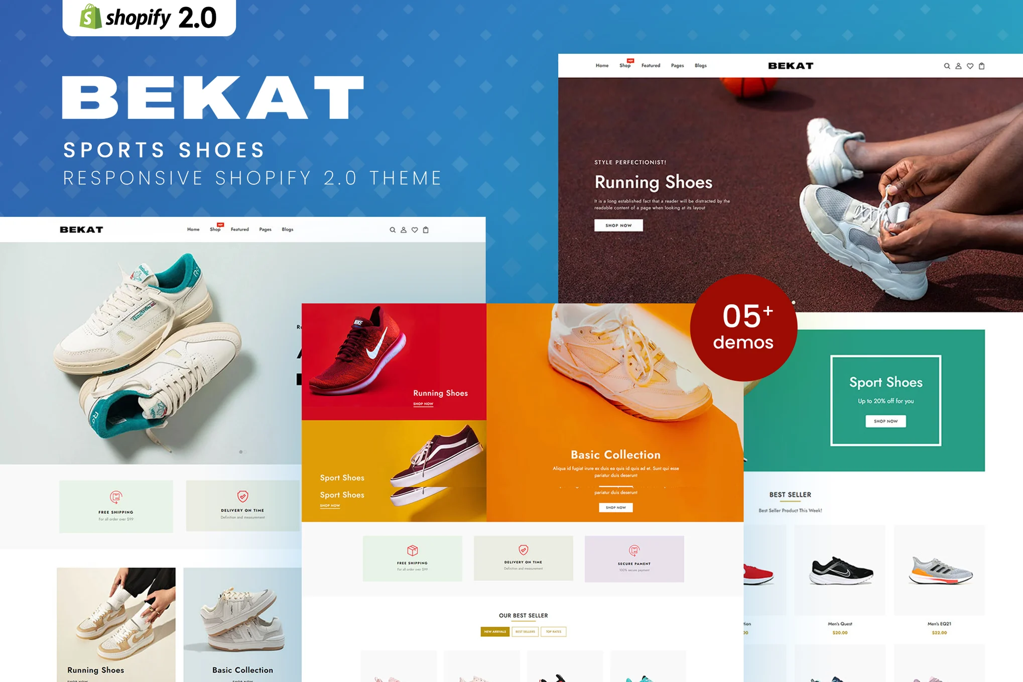 Bekat Shoes Shopify Theme