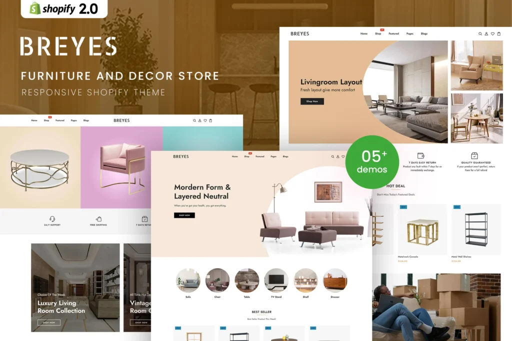 Breyes Furniture Store Shopify Theme