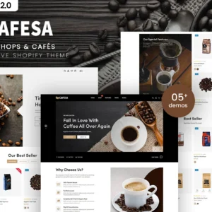 Cafesa Coffee Shops Shopify Theme