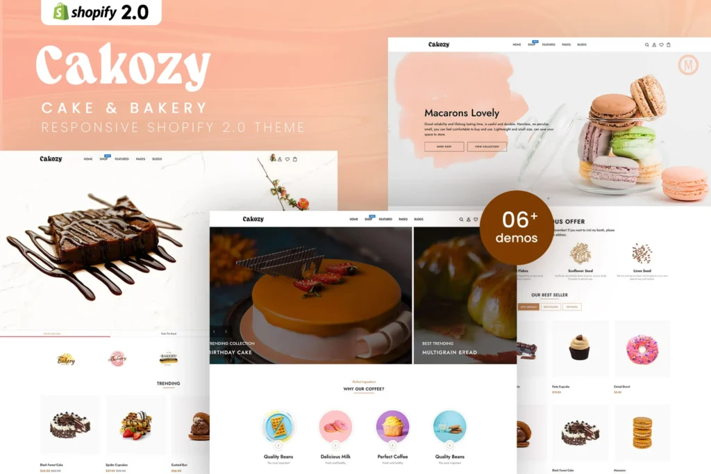 Cakozy Bakery Shopify Theme