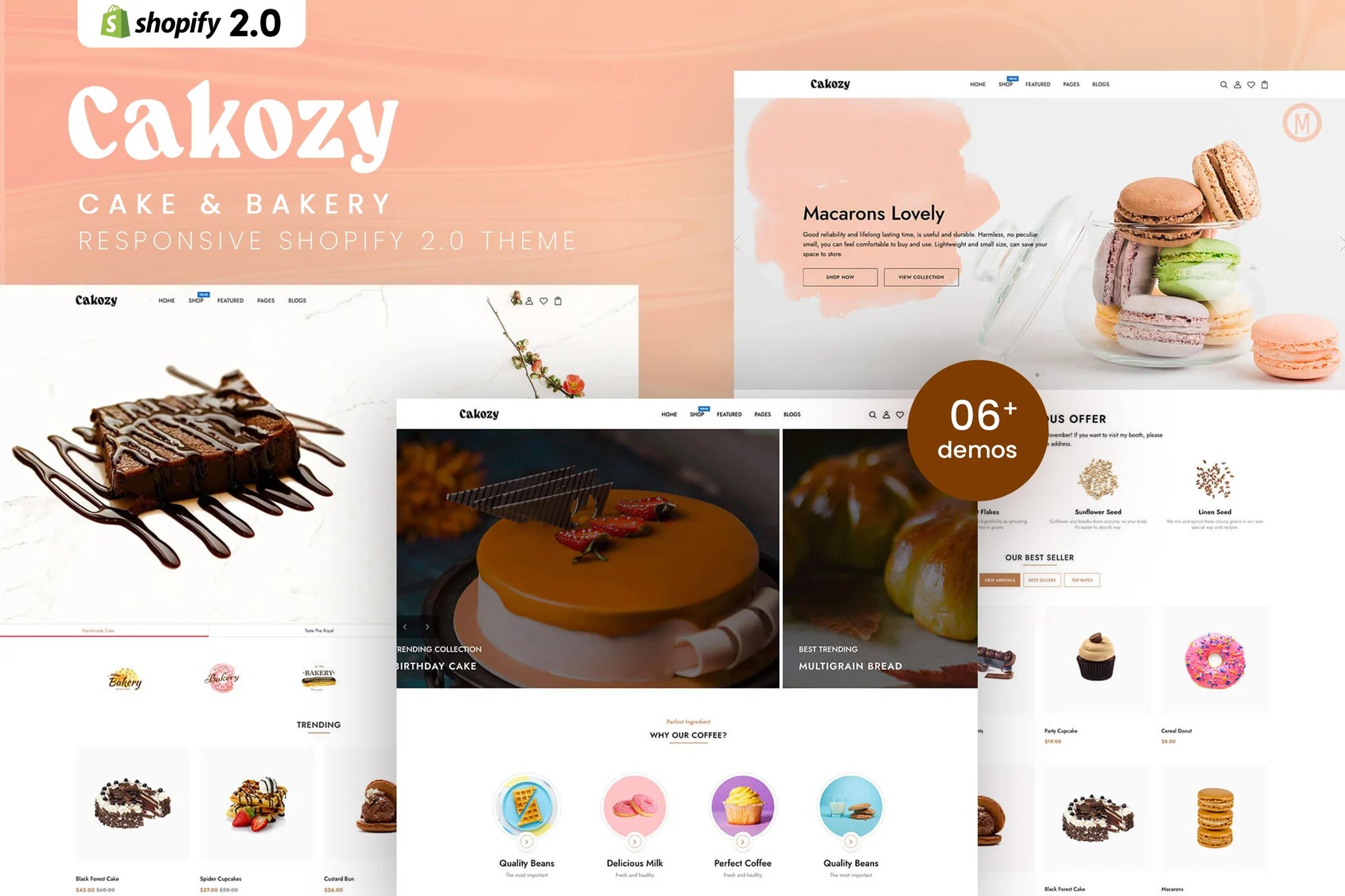 Cakozy Bakery Shopify Theme