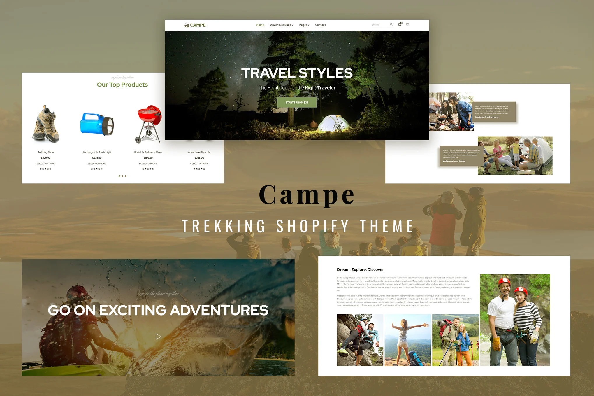 Campe Adventure Shopify Theme