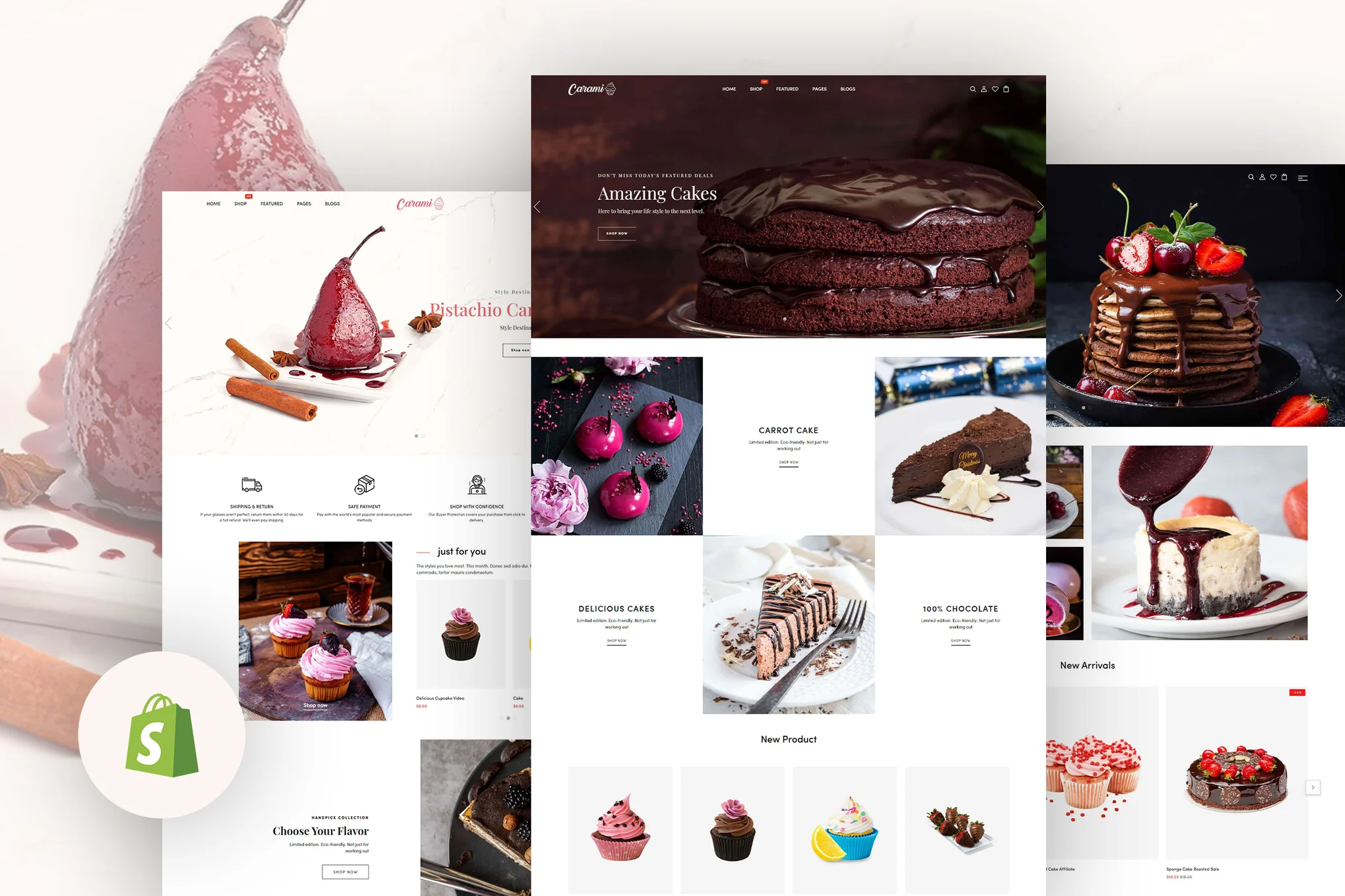 Carami Cake Shopify Theme