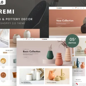 Caremi Pottery Decor Shopify Theme