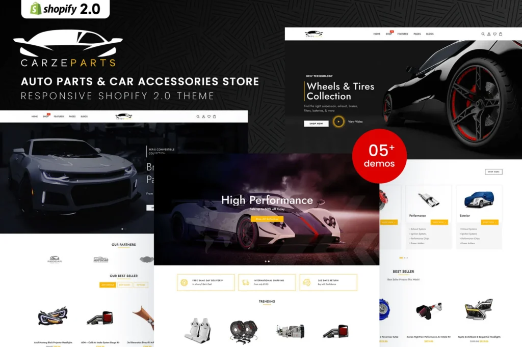 Carze Car Accessories Shopify Theme