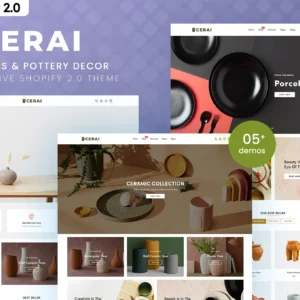 Cerai Pottery Decor Shopify Theme
