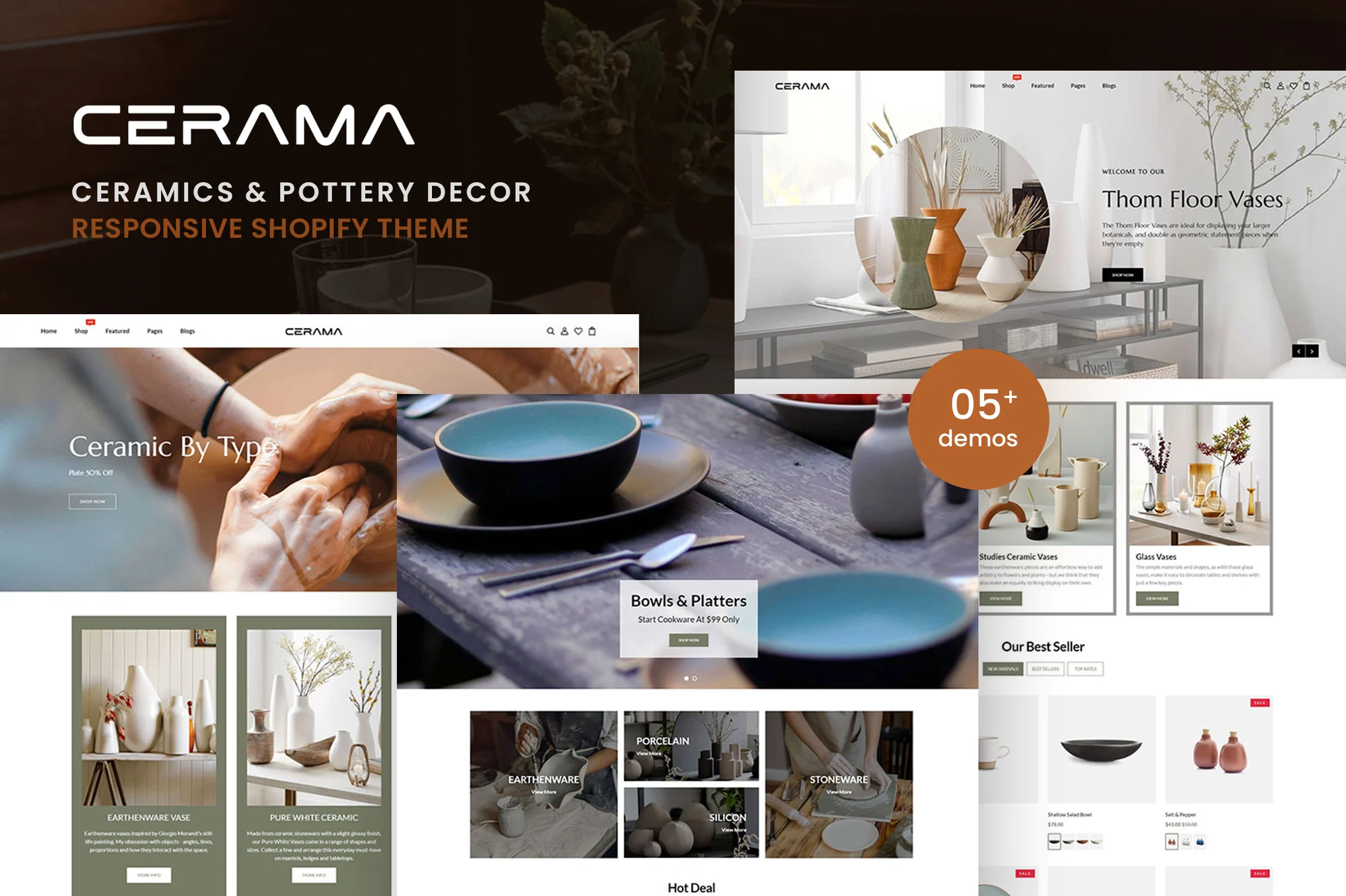 Cerama Pottery Decor Shopify Theme