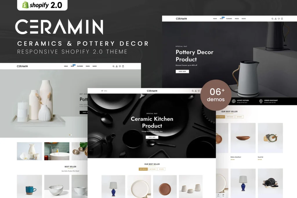 Ceramin Pottery Decor Shopify Theme