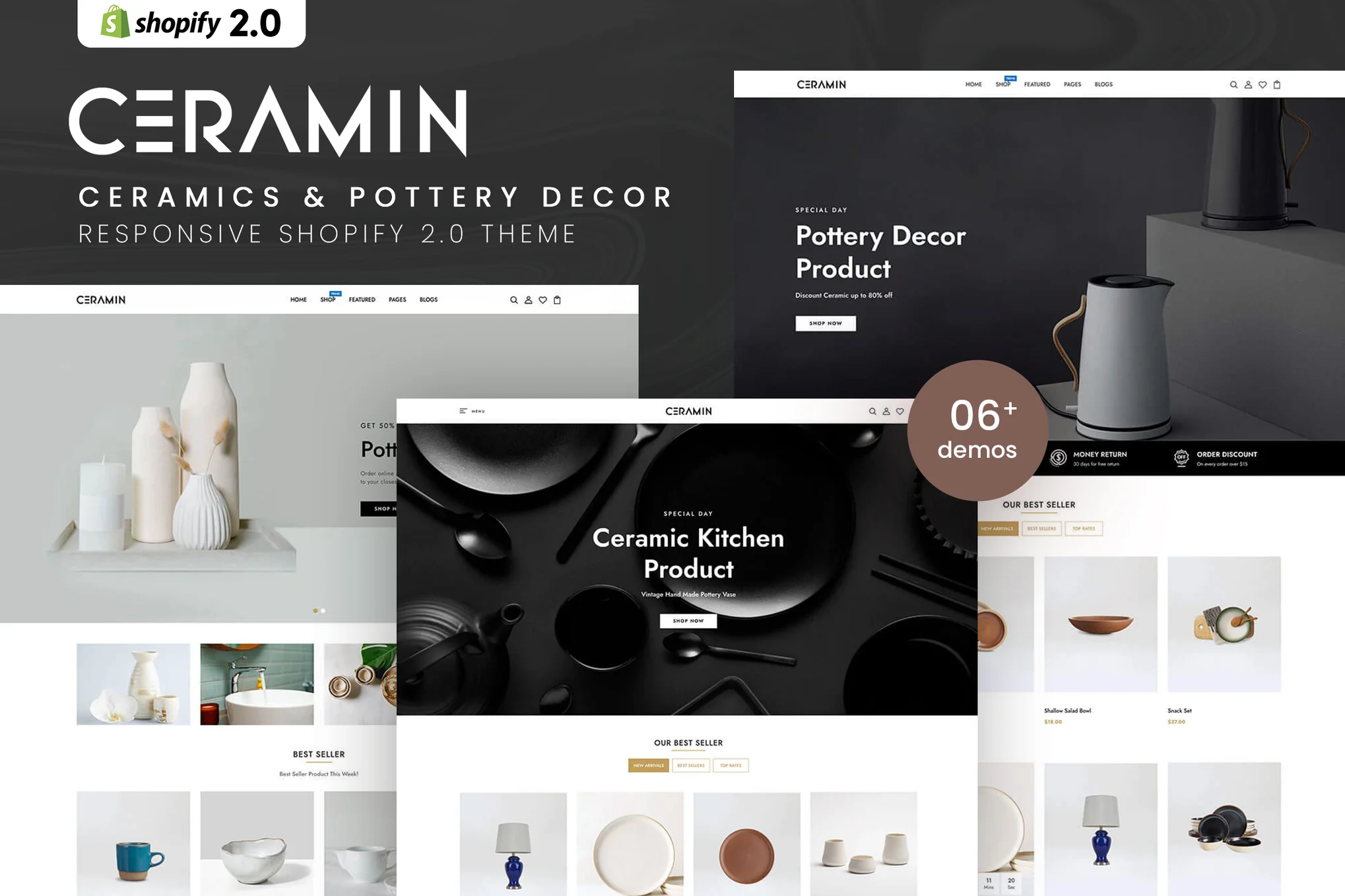 Ceramin Pottery Decor Shopify Theme