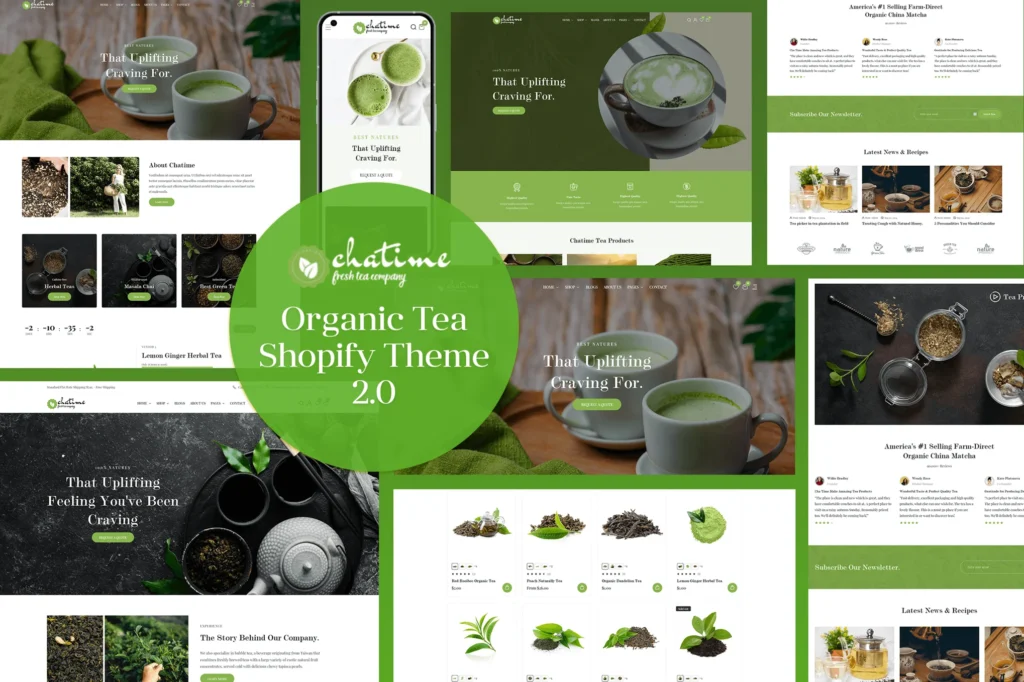 Chatime Tea Store Shopify Theme