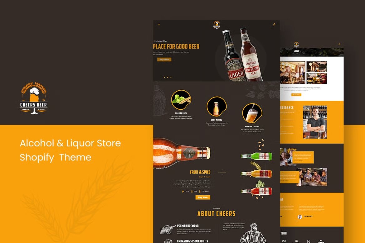 Cheerx Liquor Store Shopify Theme