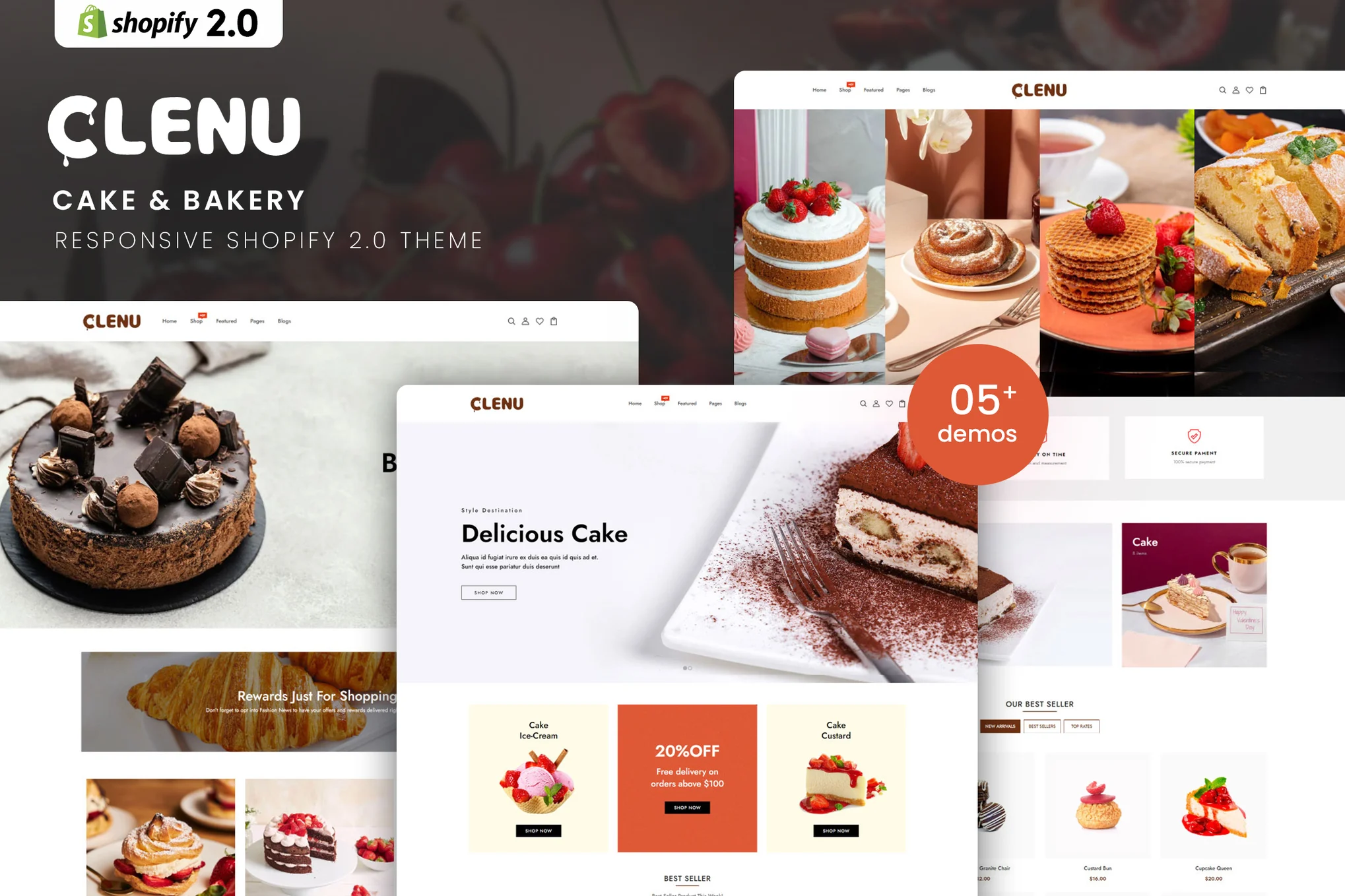 Clenu Bakery Shopify Theme