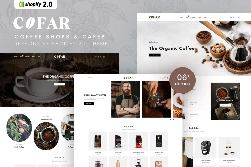 Cofar Coffee Shops Shopify Theme
