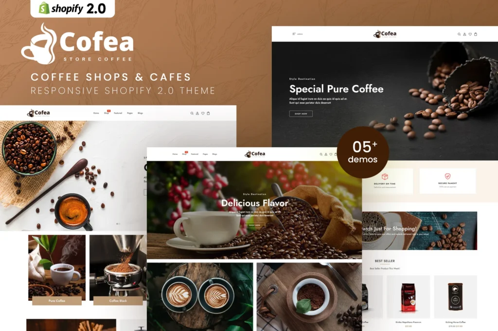 Cofea Coffee Shops Shopify Theme