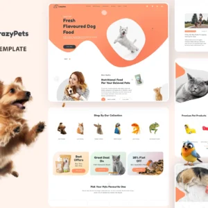 Crazy Pets Shop Shopify Theme