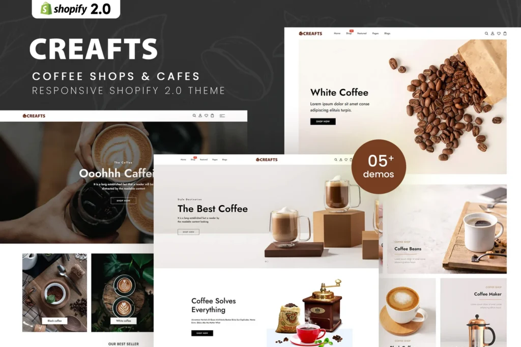 Creafts Cafes Shopify Theme