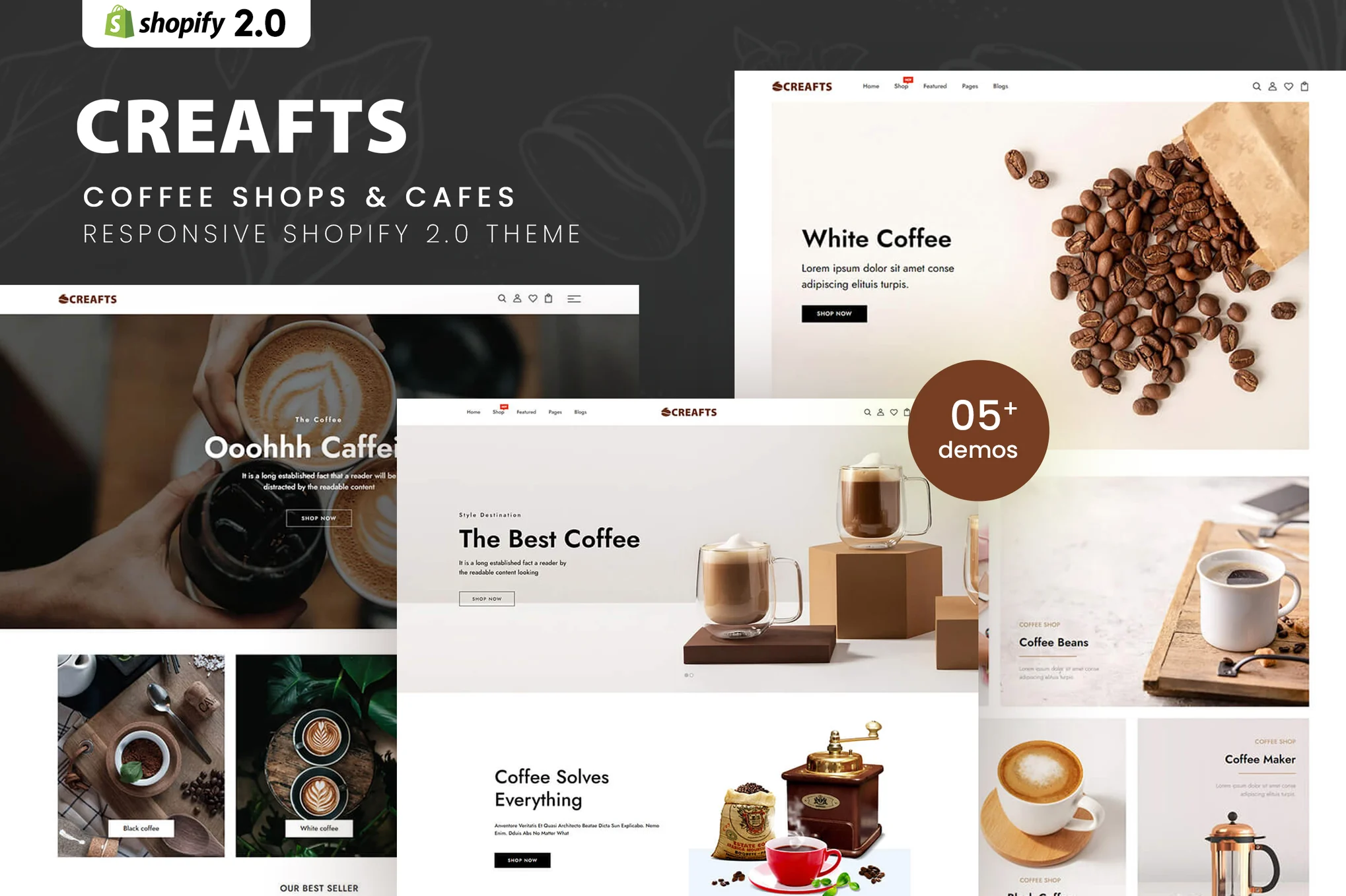 Creafts Cafes Shopify Theme