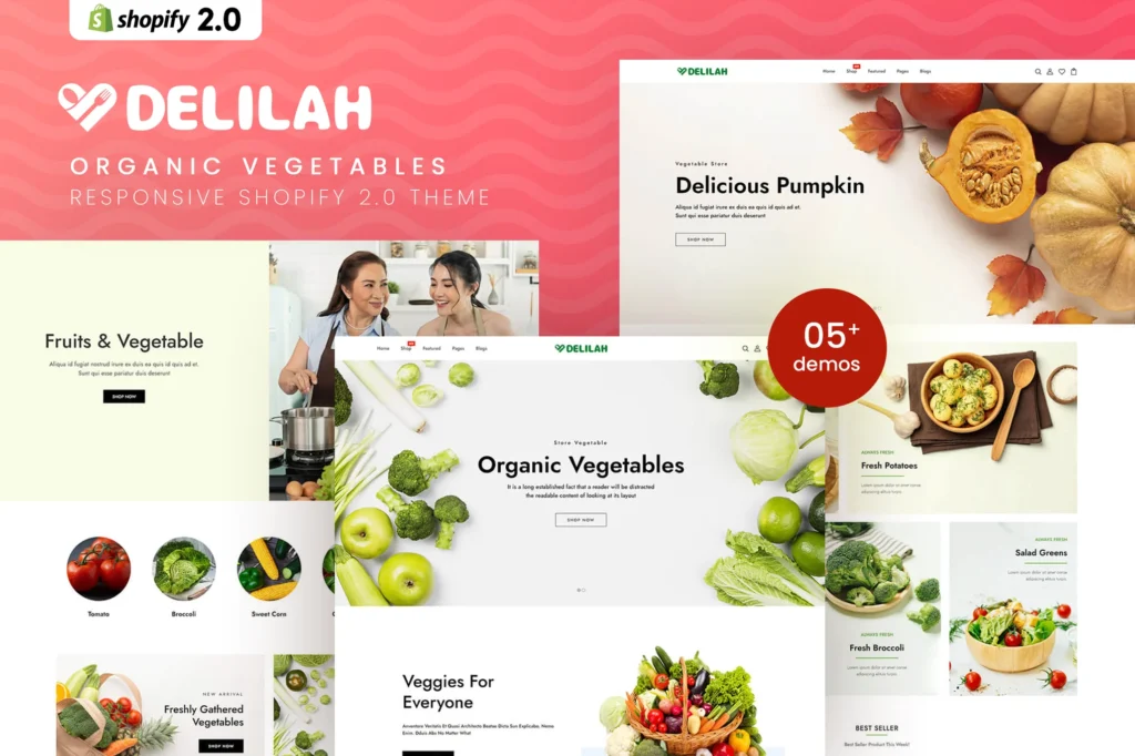 Delilah Vegetables Shopify Theme