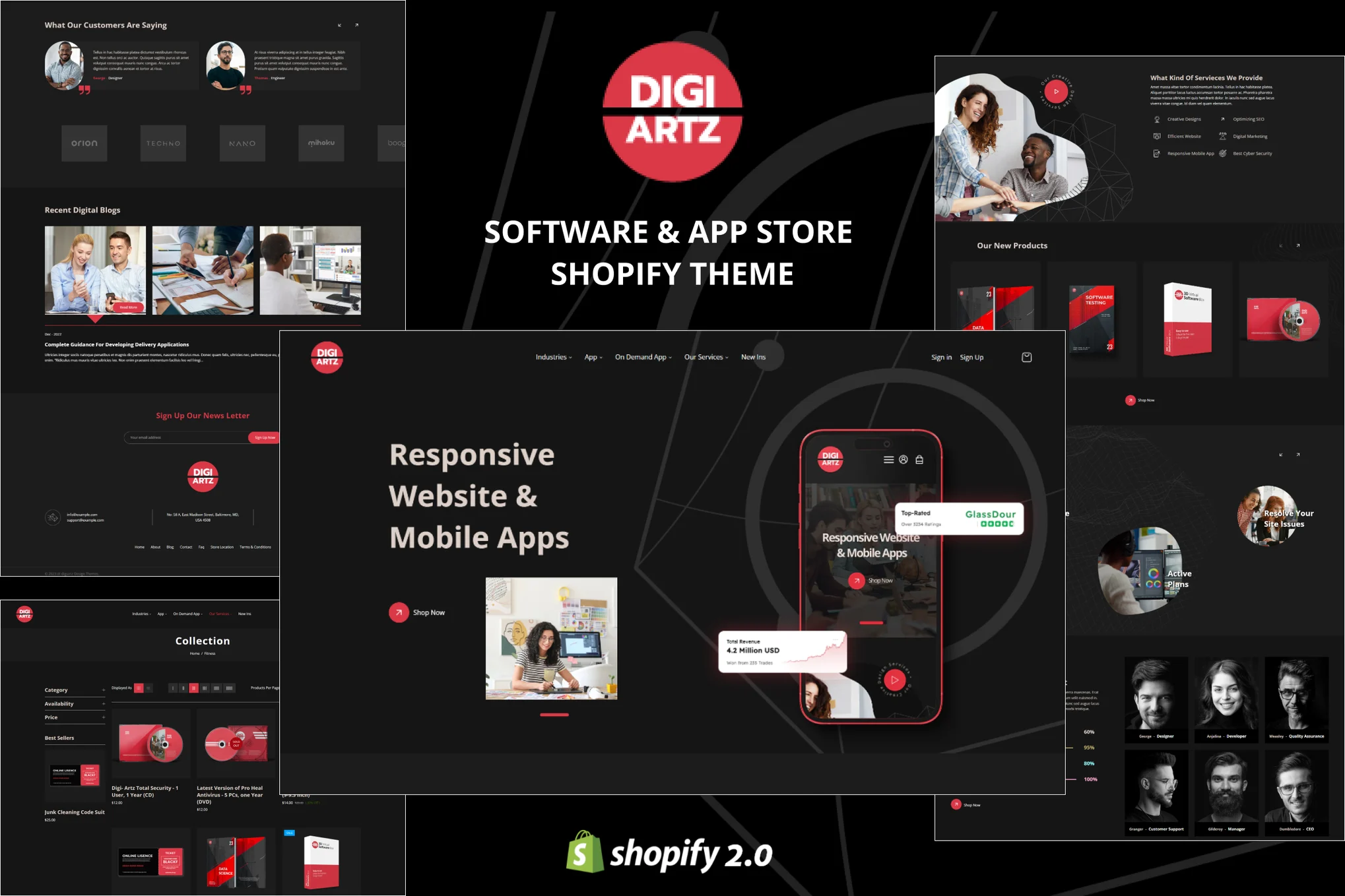 Digiartz App Store Shopify Theme
