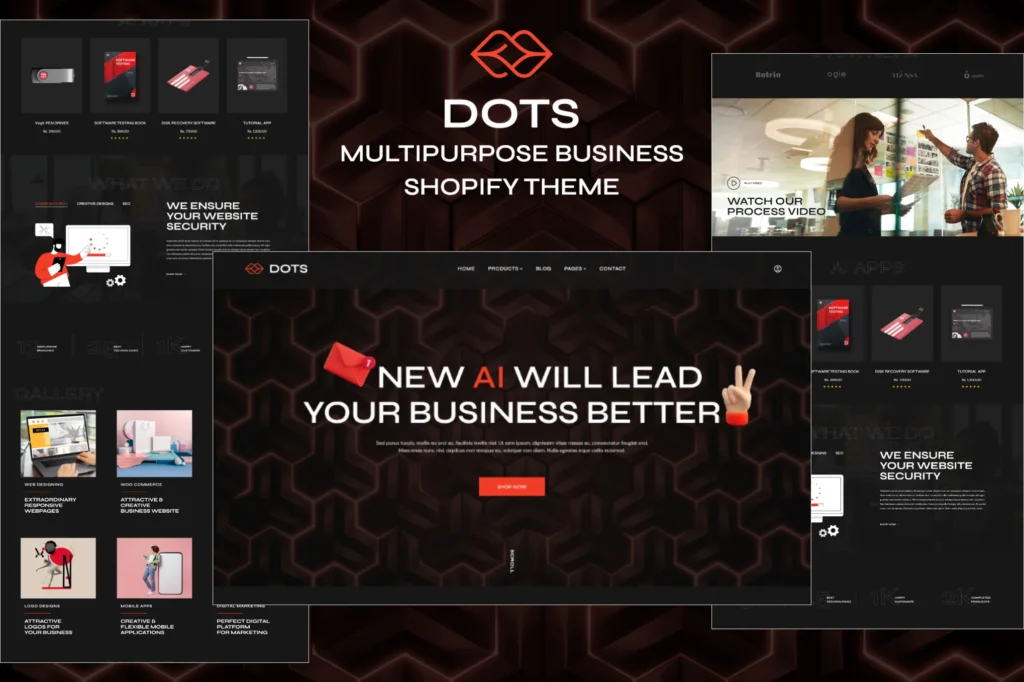 Dots Digital Shopify Theme