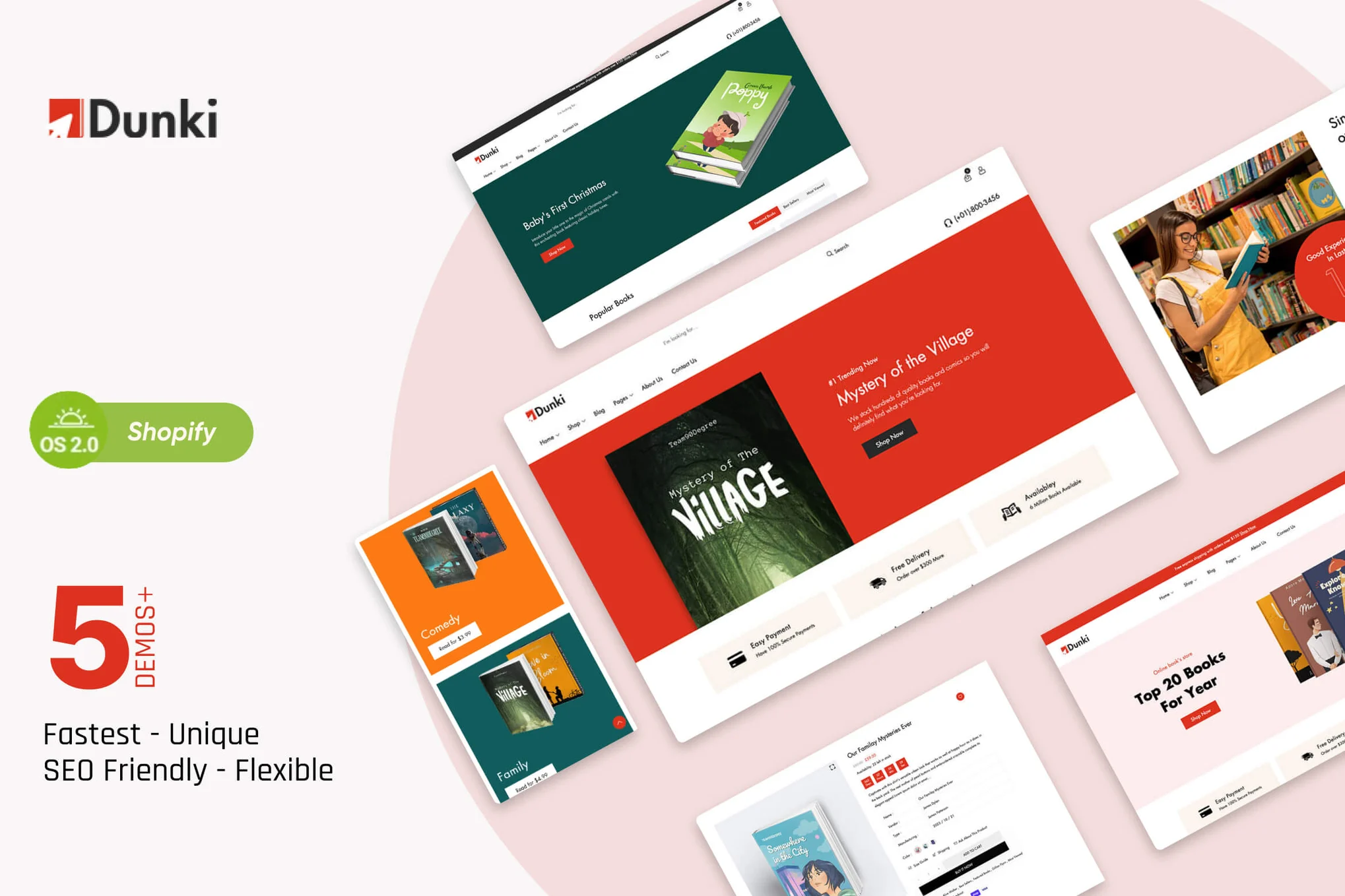 Dunki Book Store Shopify Theme