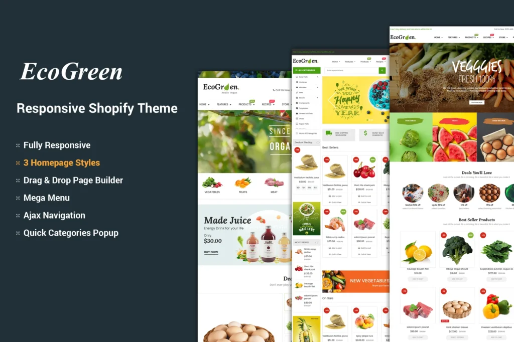 EcoGreen Multipurpose Shopify Theme