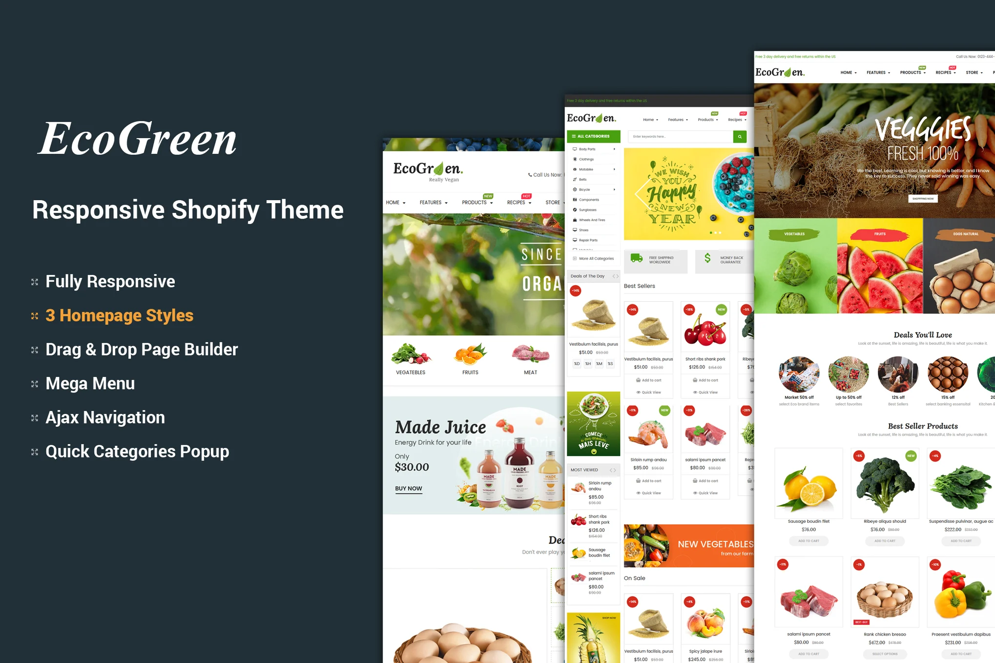 EcoGreen Multipurpose Shopify Theme